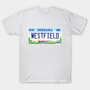 Westfield Indiana License Plate T-Shirt